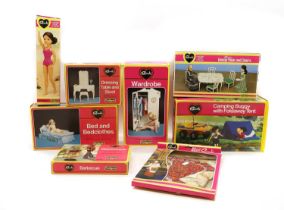 A collection of boxed Pedigree Sindy dolls