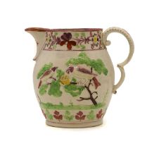 A Staffordshire pearlware pottery jug,