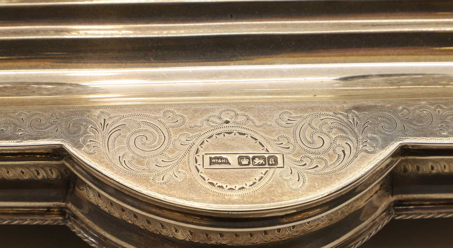 A Victorian silver inkstand, - Image 4 of 5