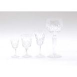 A Waterford 'Lismore' crystal glass service