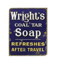 A Wright’s enamel sign