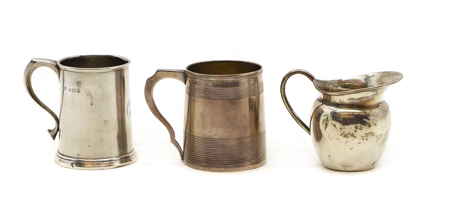 A George III silver Christening mug