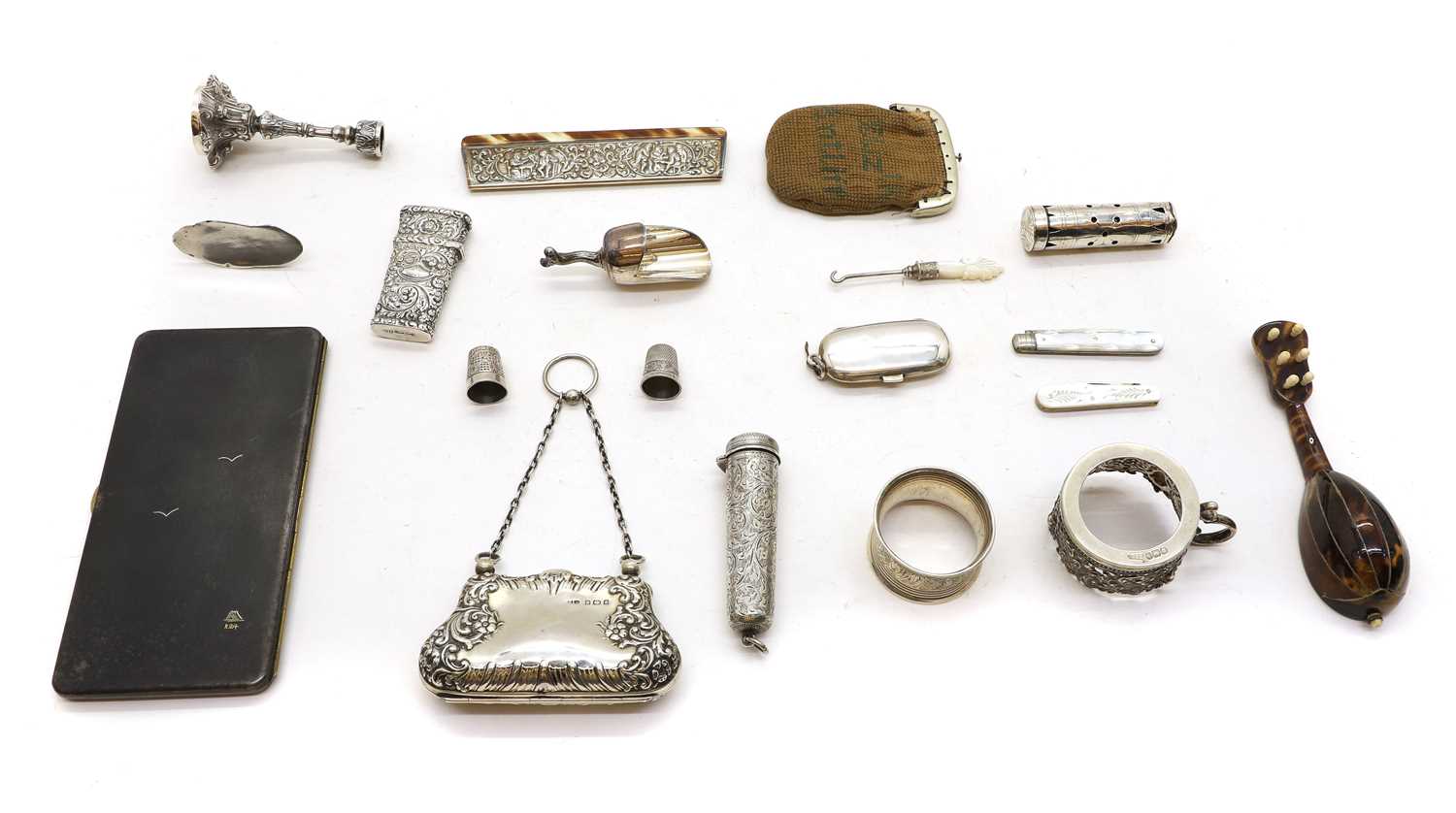 A group of silver novelty items - Image 2 of 3