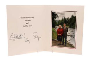 A group of four signed Royal Christmas cards