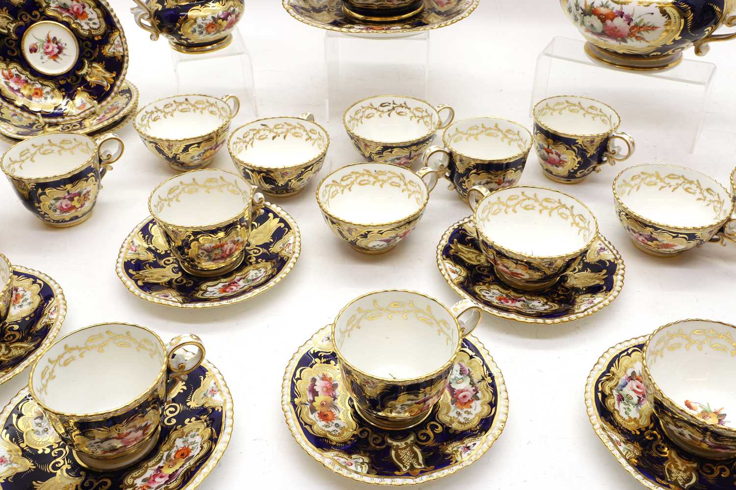 A collection of possibly Coalport porcelain, - Image 2 of 6