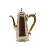 A George III silver coffee pot