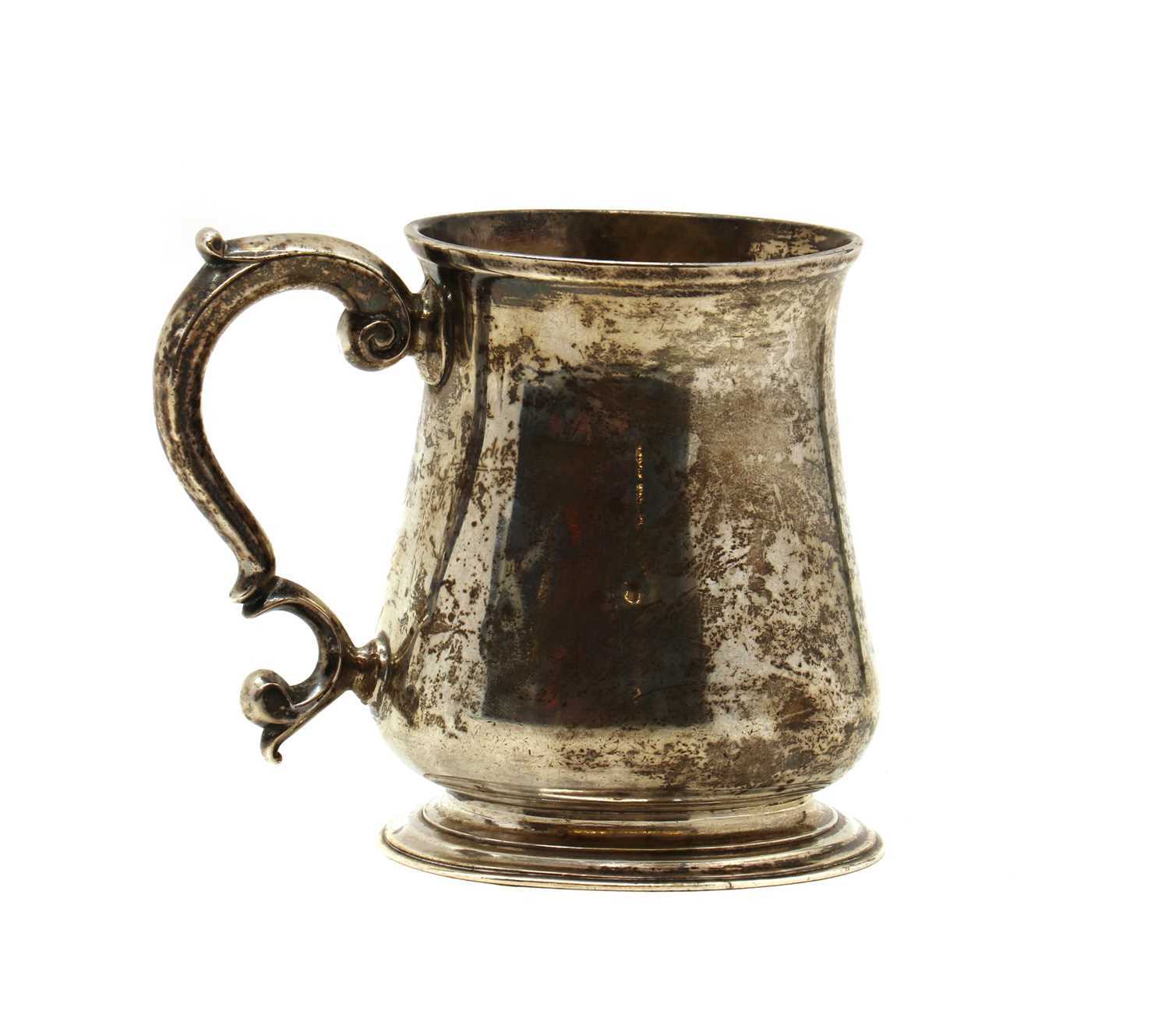 A George II silver mug, - Image 2 of 3