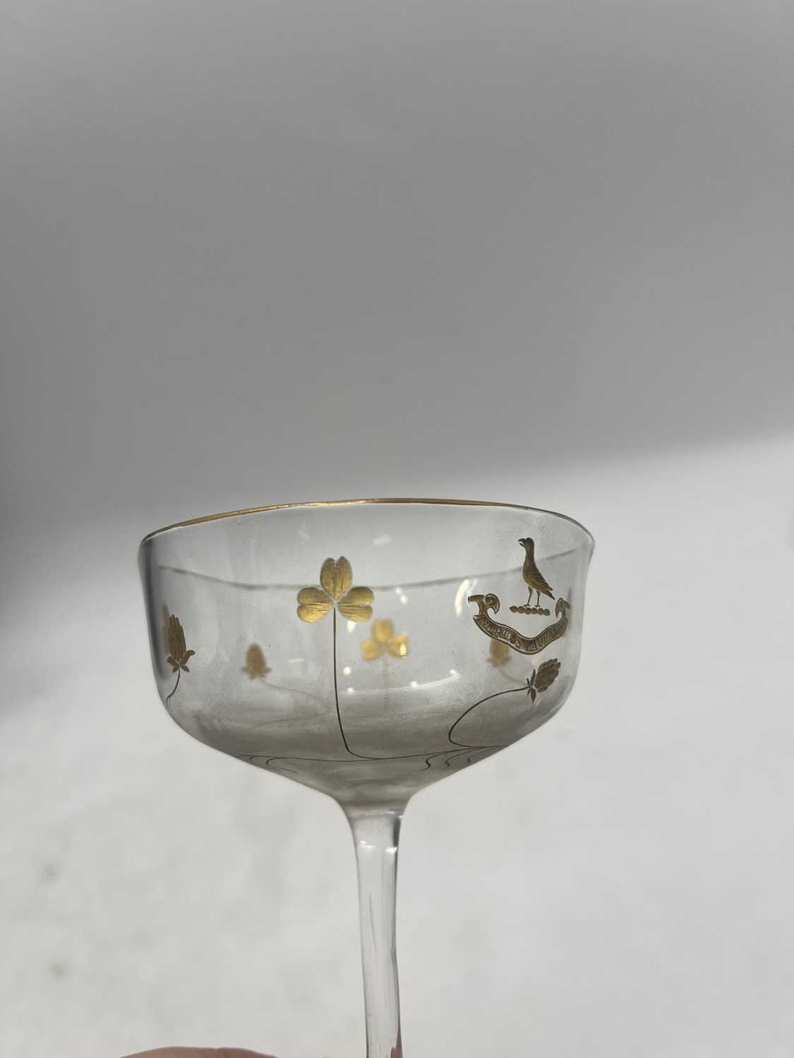 A suite of armorial drinking glasses - Image 15 of 21