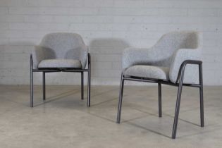 A pair of 'MT Club Chairs',