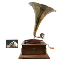 A HMV style gramophone