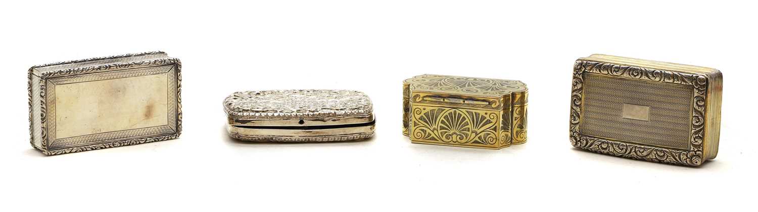 A group of four silver boxes - Image 3 of 5
