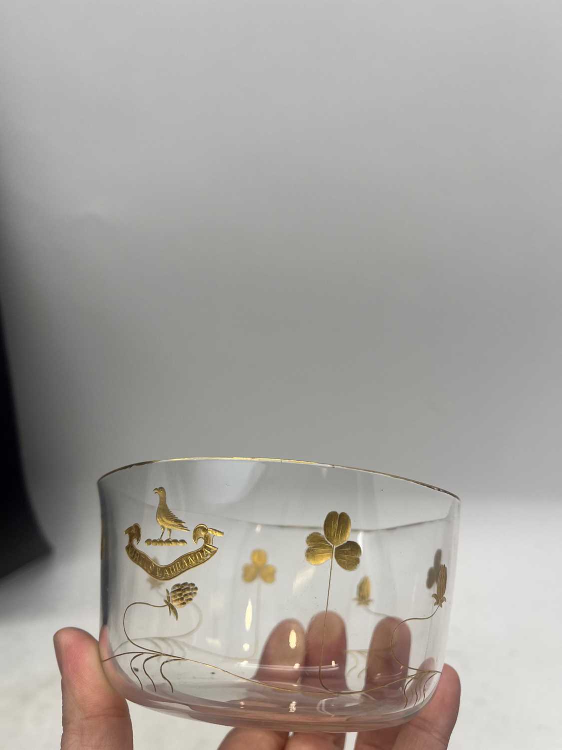 A suite of armorial drinking glasses - Image 6 of 21