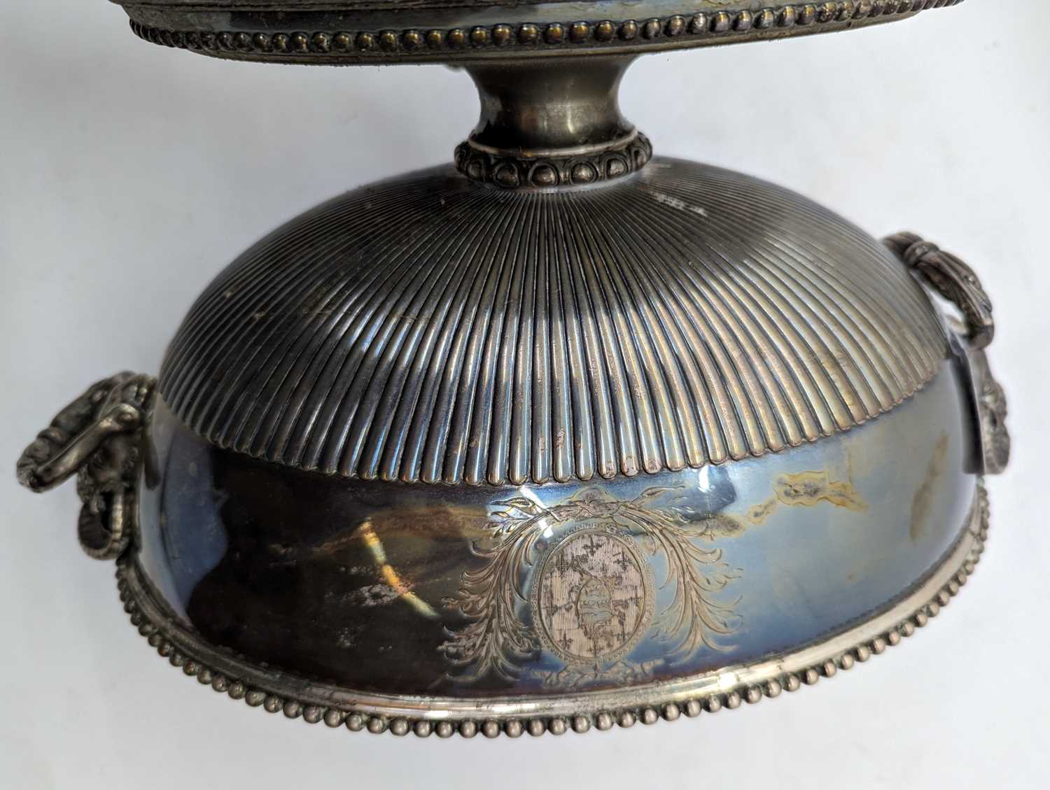 A George III silver tureen and cover - Image 20 of 26