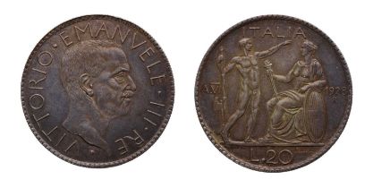 Coins, Italy, Vittorio Emanuele III (1900-1946),