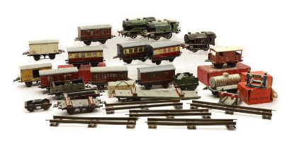 A collection of Hornby 'O' gauge,
