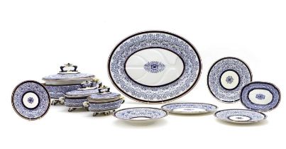 A extensive Royal Worcester 'Royal Lily' dinner service