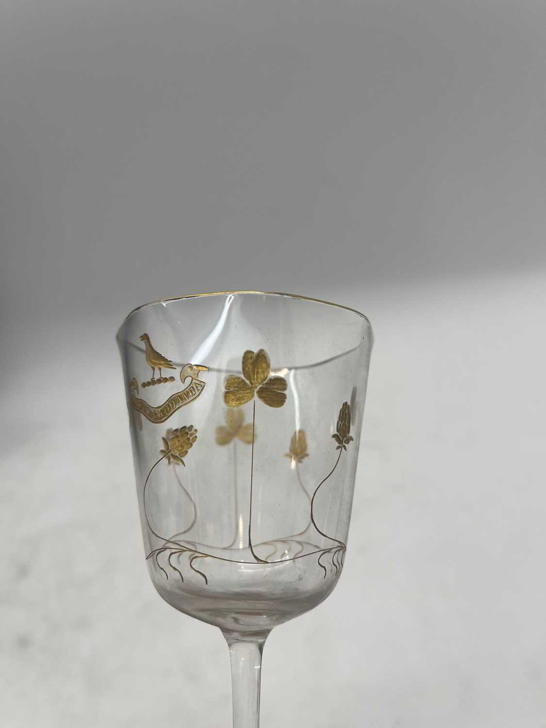 A suite of armorial drinking glasses - Image 14 of 21