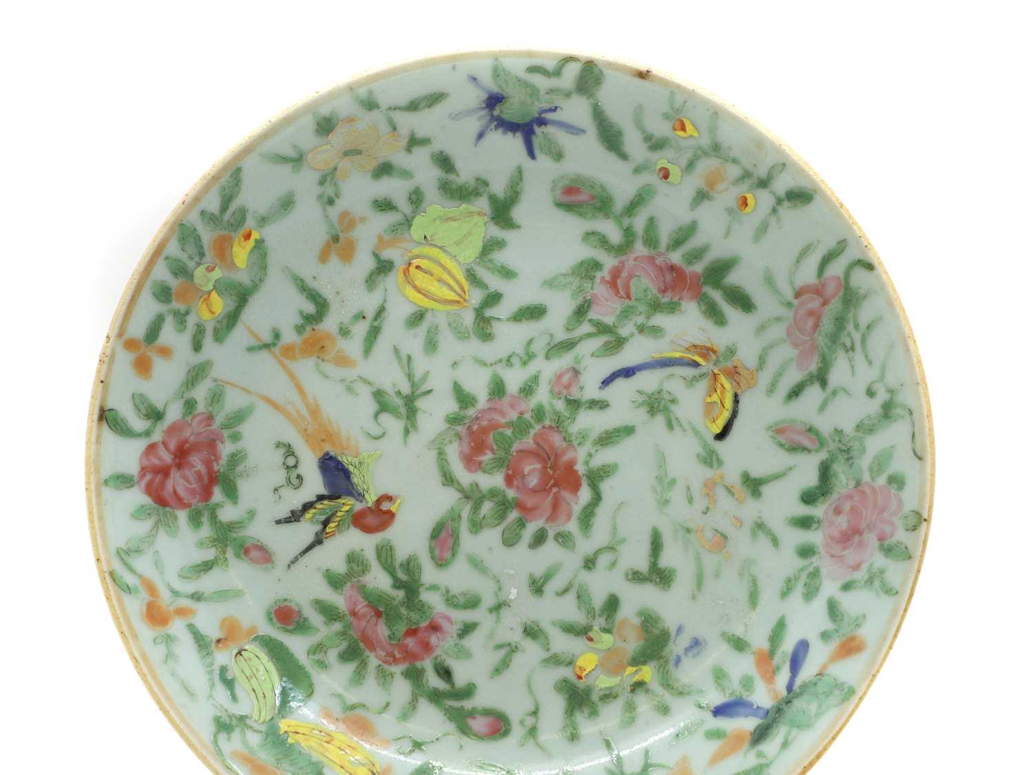 A collection of Chinese plates and saucers, - Image 6 of 6