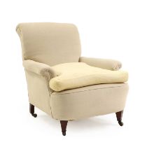 A Howard style armchair,