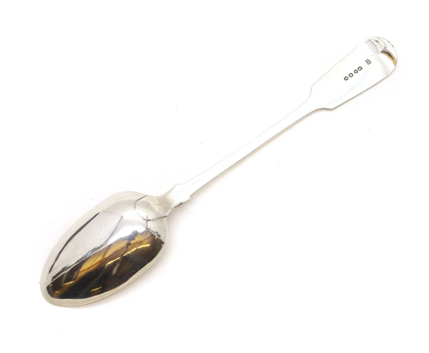 A Victorian silver serving spoon - Image 2 of 3