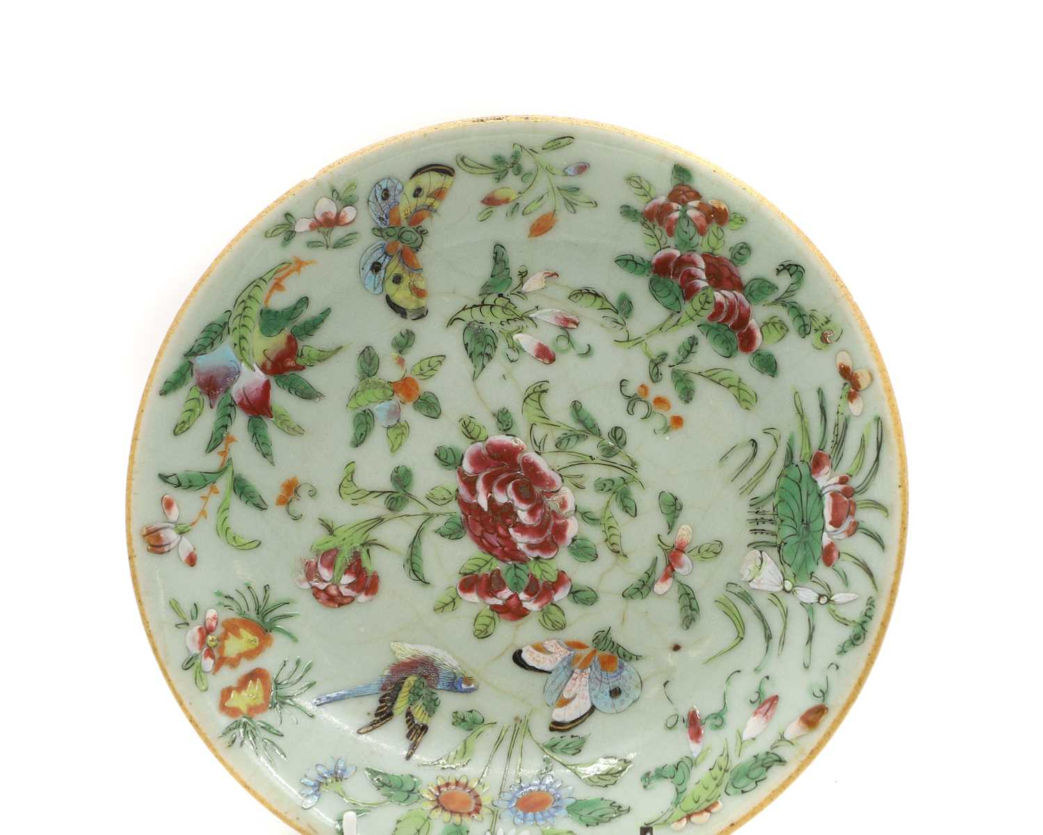 A collection of Chinese plates and saucers, - Image 5 of 6