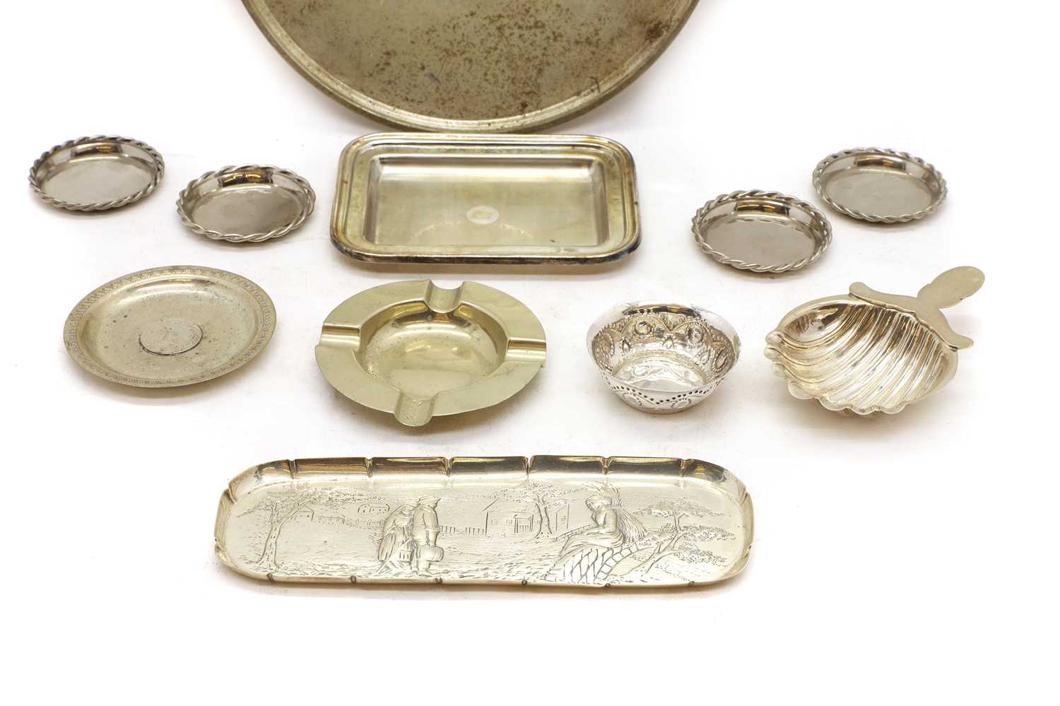 A group of silver dishes - Image 3 of 3