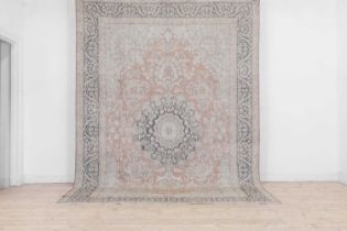 A Persian wool carpet,