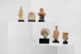 A group of six small antiquities,