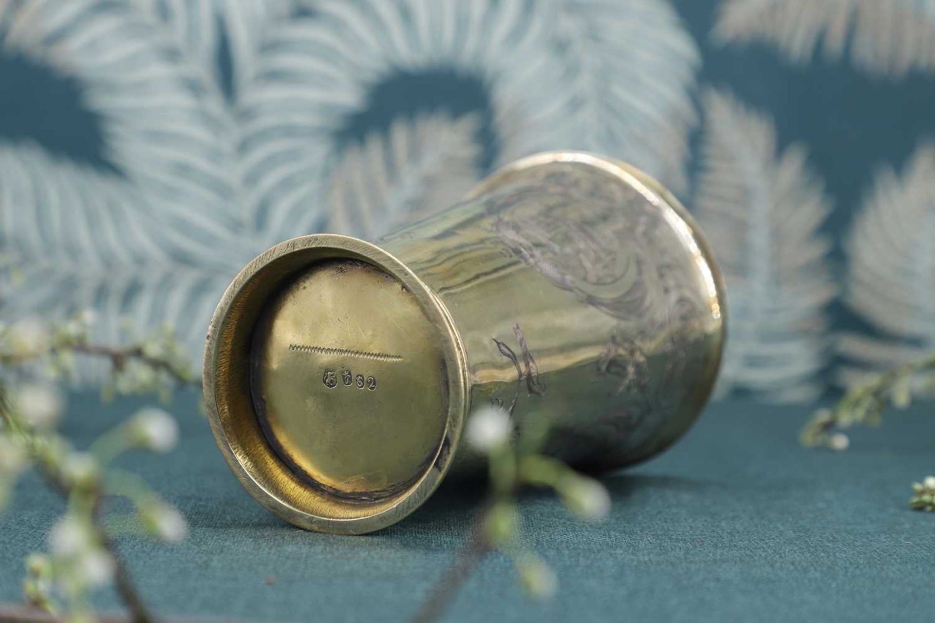 A Dutch-style silver-gilt beaker, - Image 7 of 8