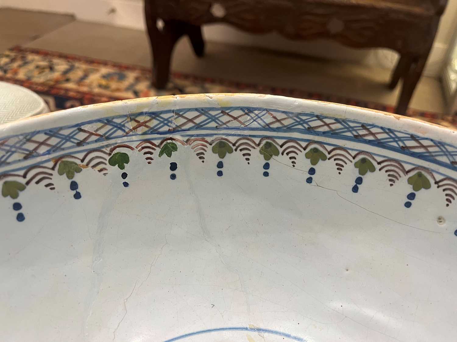 A delftware tin-glazed earthenware punchbowl, - Image 18 of 21