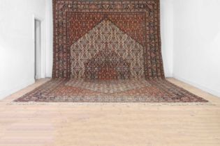 A large Bidjar wool carpet,