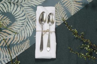 A George III Irish silver dessert spoon,