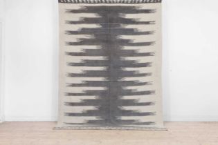 A contemporary flat-weave kilim rug,