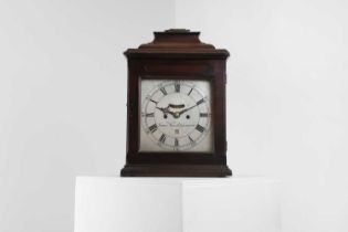 A George III mahogany cased bracket clock,