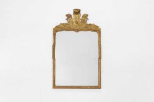 A George I-style gilt-gesso pier mirror,