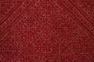 A Fez embroidered textile panel,