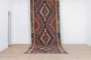 An Anatolian kilim flat-weave runner,