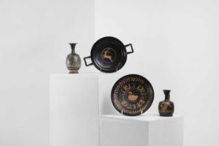 A group of four Apulian pottery antiquities,