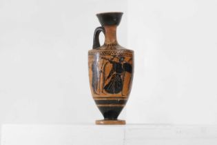 An Attic black-figured lekythos attributed to the Class of Athens 581,