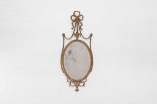 A George III gilt-gesso pier mirror,