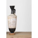 An Attic white-ground lekythos,