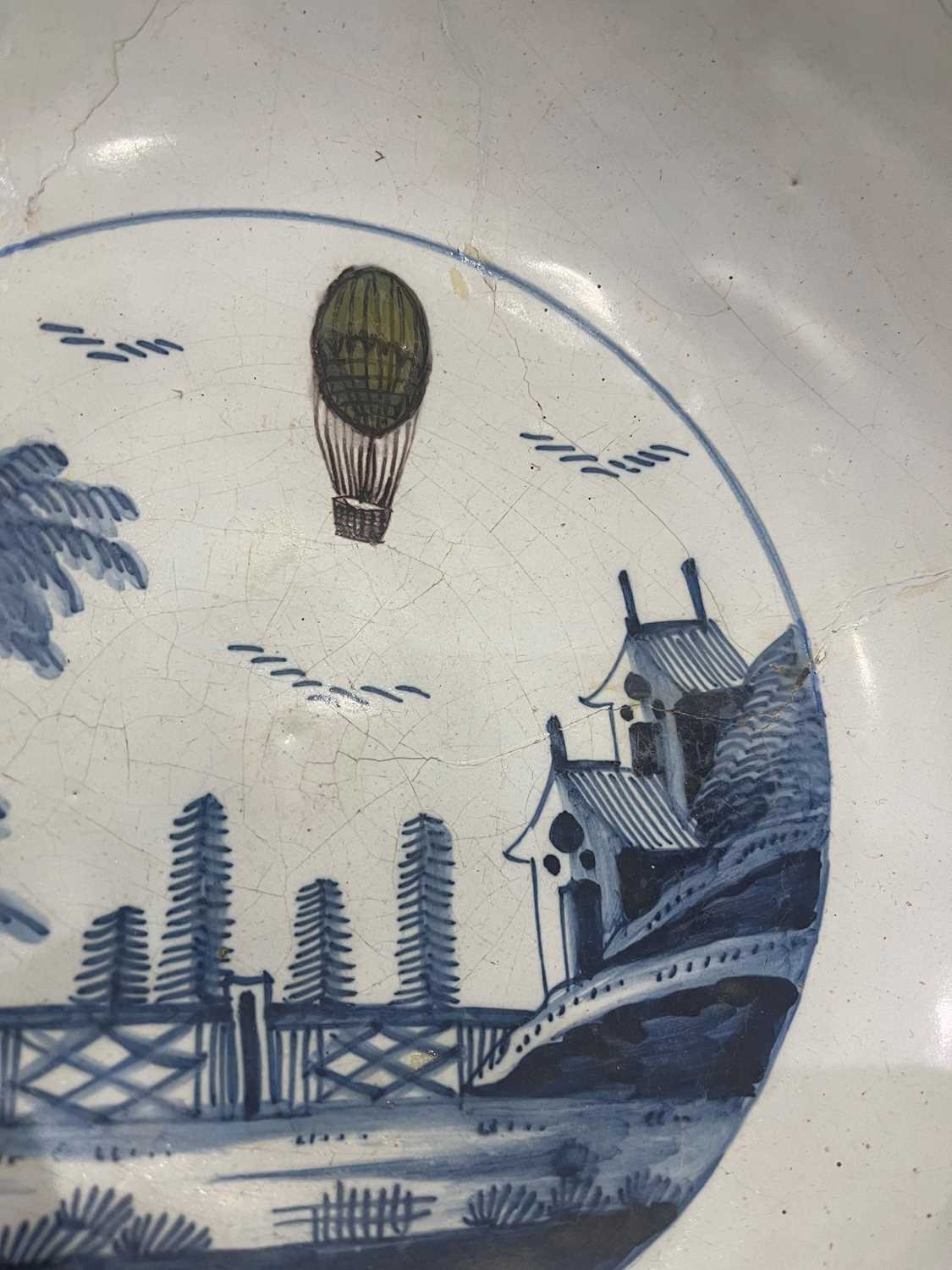 A delftware tin-glazed earthenware punchbowl, - Image 16 of 21