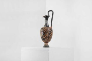 An Apulian classical red-figure trefoil oinochoe,