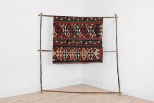 A Shirvan flat-weave kilim rug,