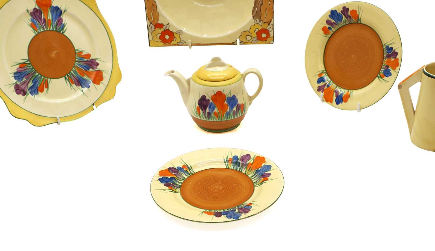 A collection of Clarice Cliff pottery, - Image 2 of 4