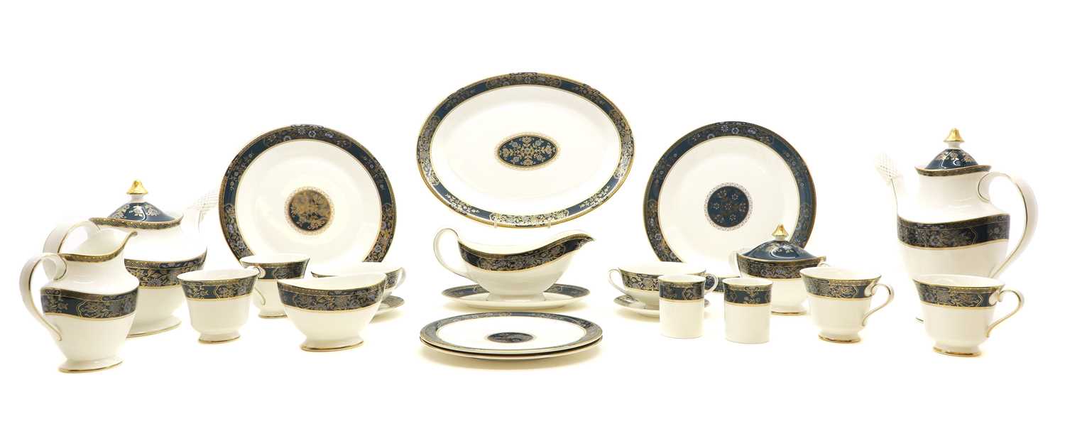 A Royal Doulton Carlyle porcelain eight-setting tea and dinner service,