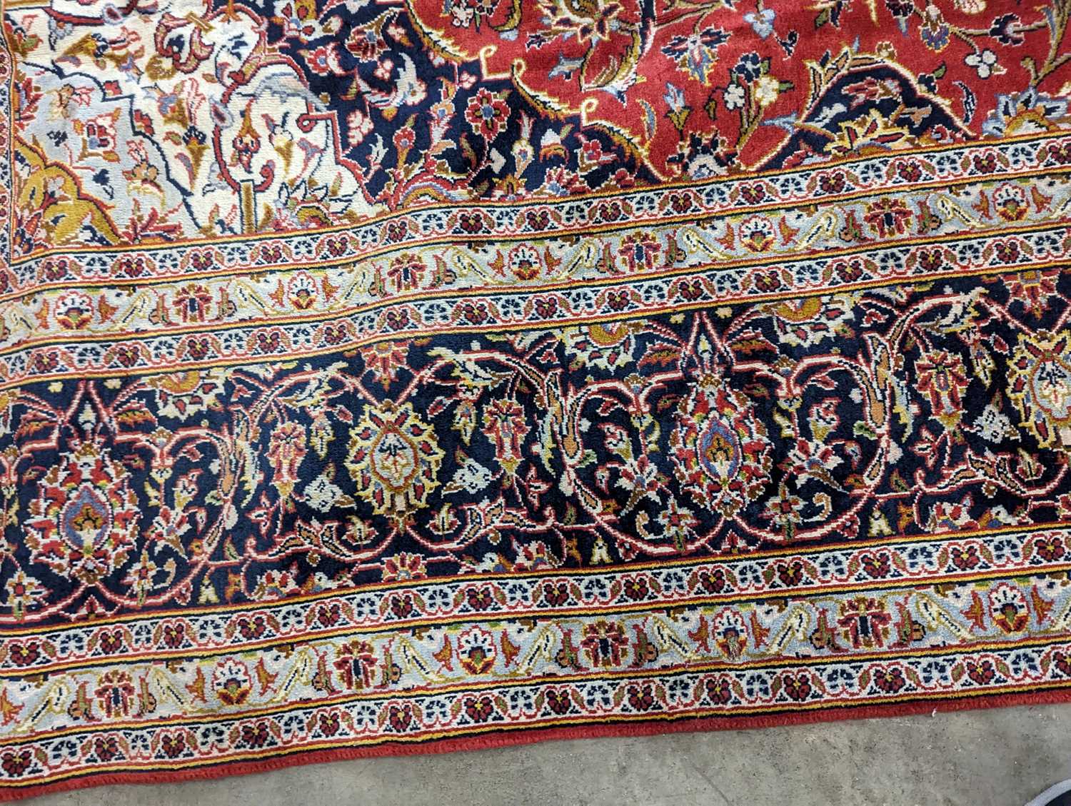 A Kashan carpet, - Image 9 of 29