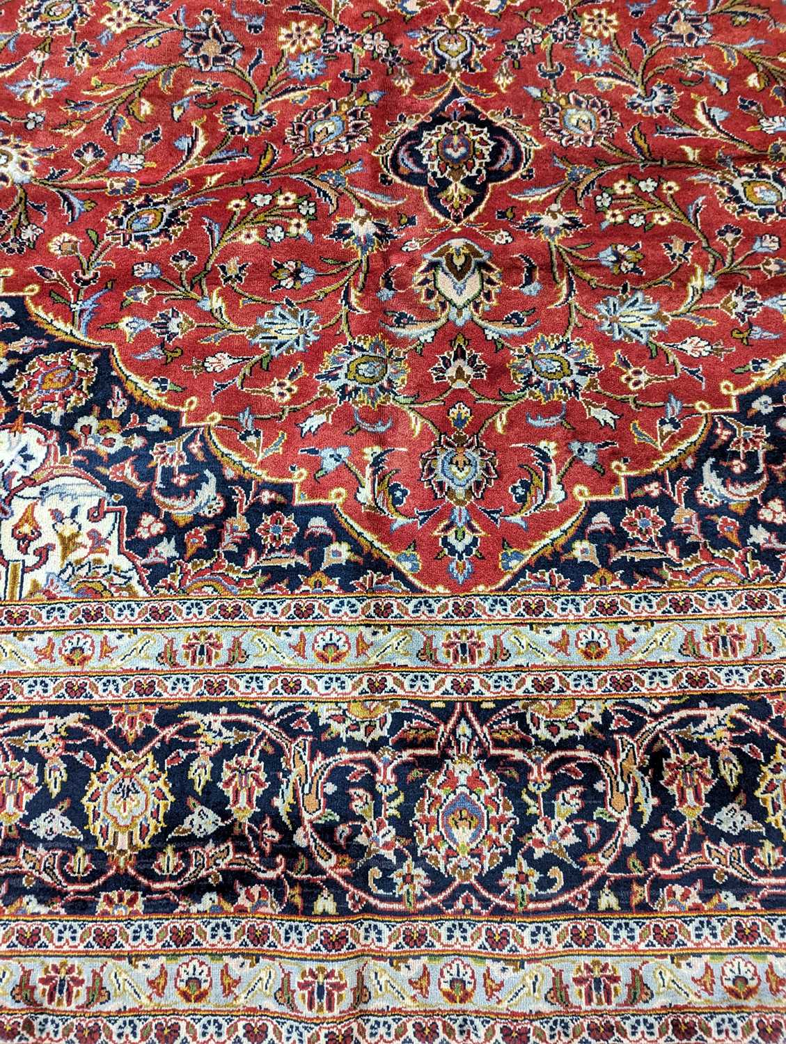 A Kashan carpet, - Image 20 of 29