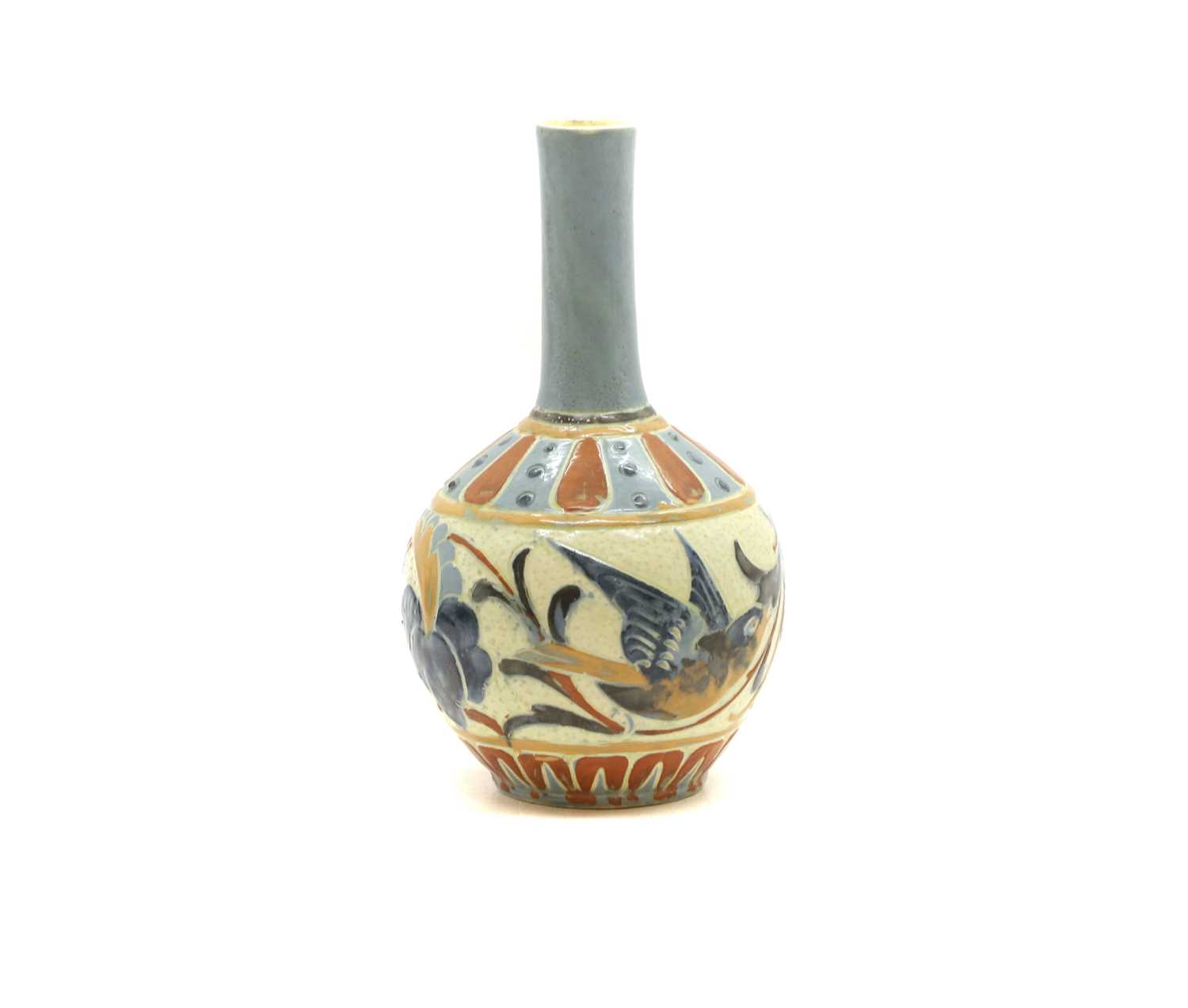 A Brannam Pottery solifleur vase. - Image 2 of 15