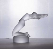 A Lalique glass 'Chrysis' mascot